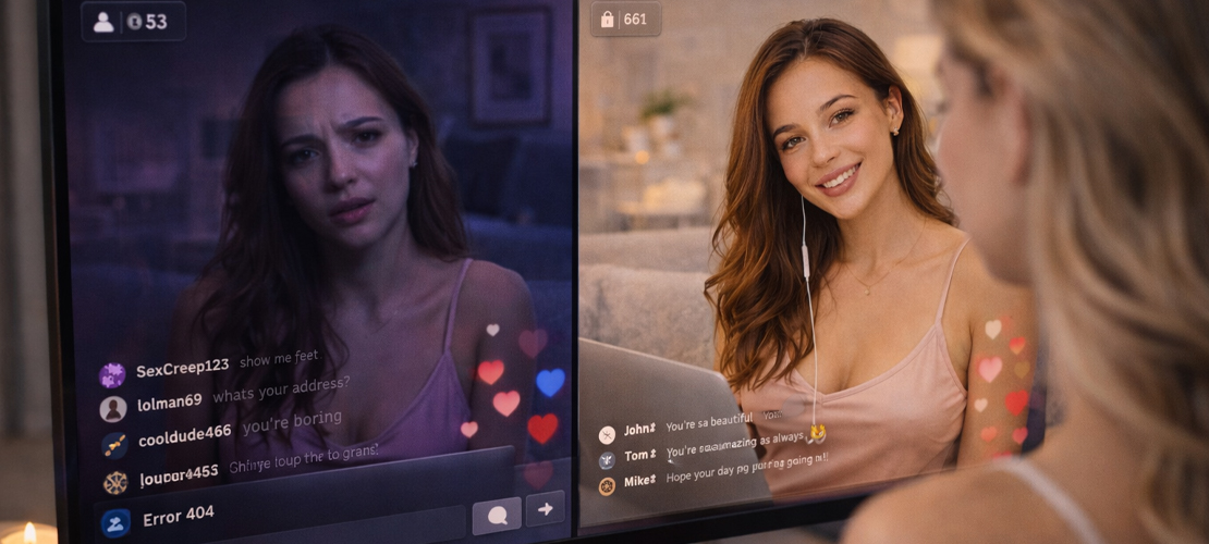 Рабочее место веб-модели