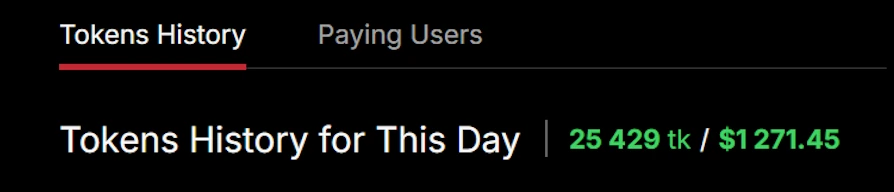 скриншот заработка StripChat